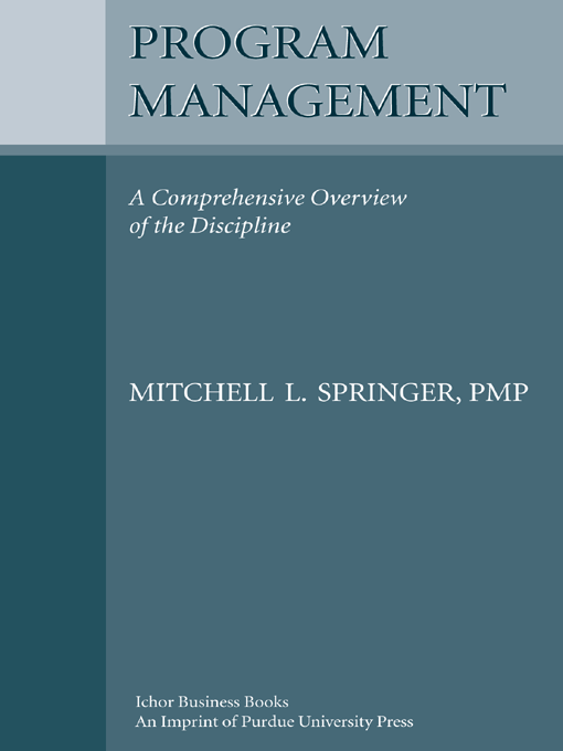Title details for Program Management by Mitchell Springer - Available